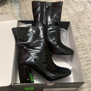 Torrid Black Patent Ankle Boots